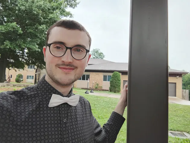 Jonathan in a bow tie